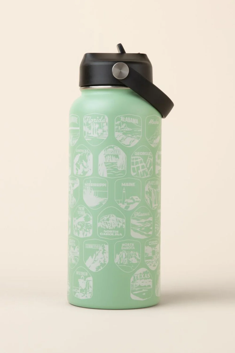 Fifty States Bucket List Water Bottle - Image 10