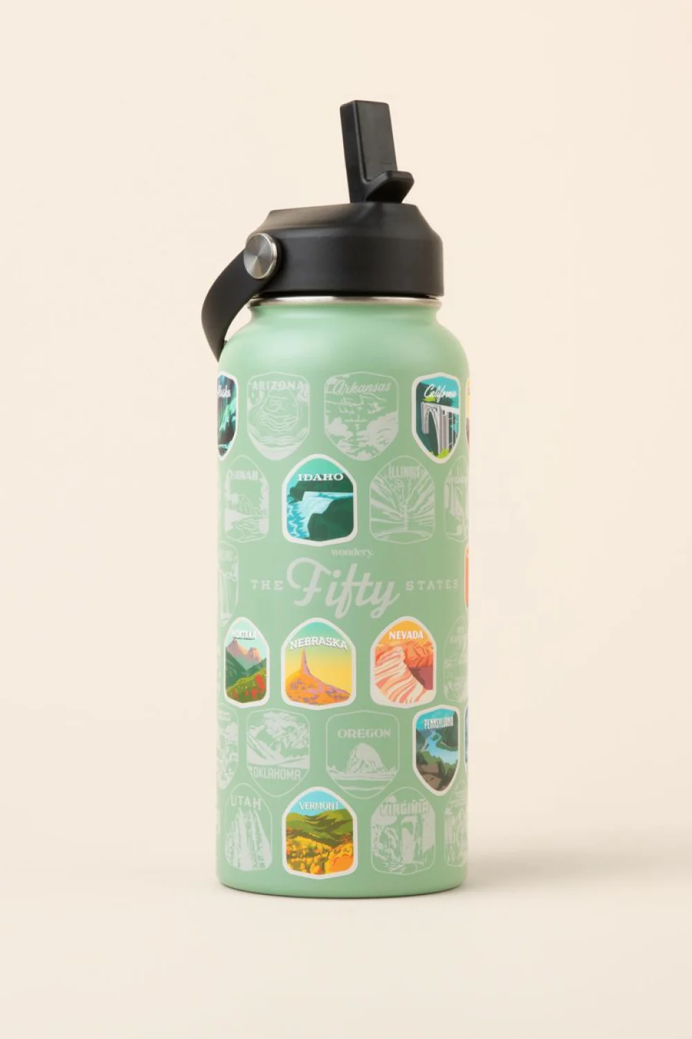 Fifty States Bucket List Water Bottle - Image 9