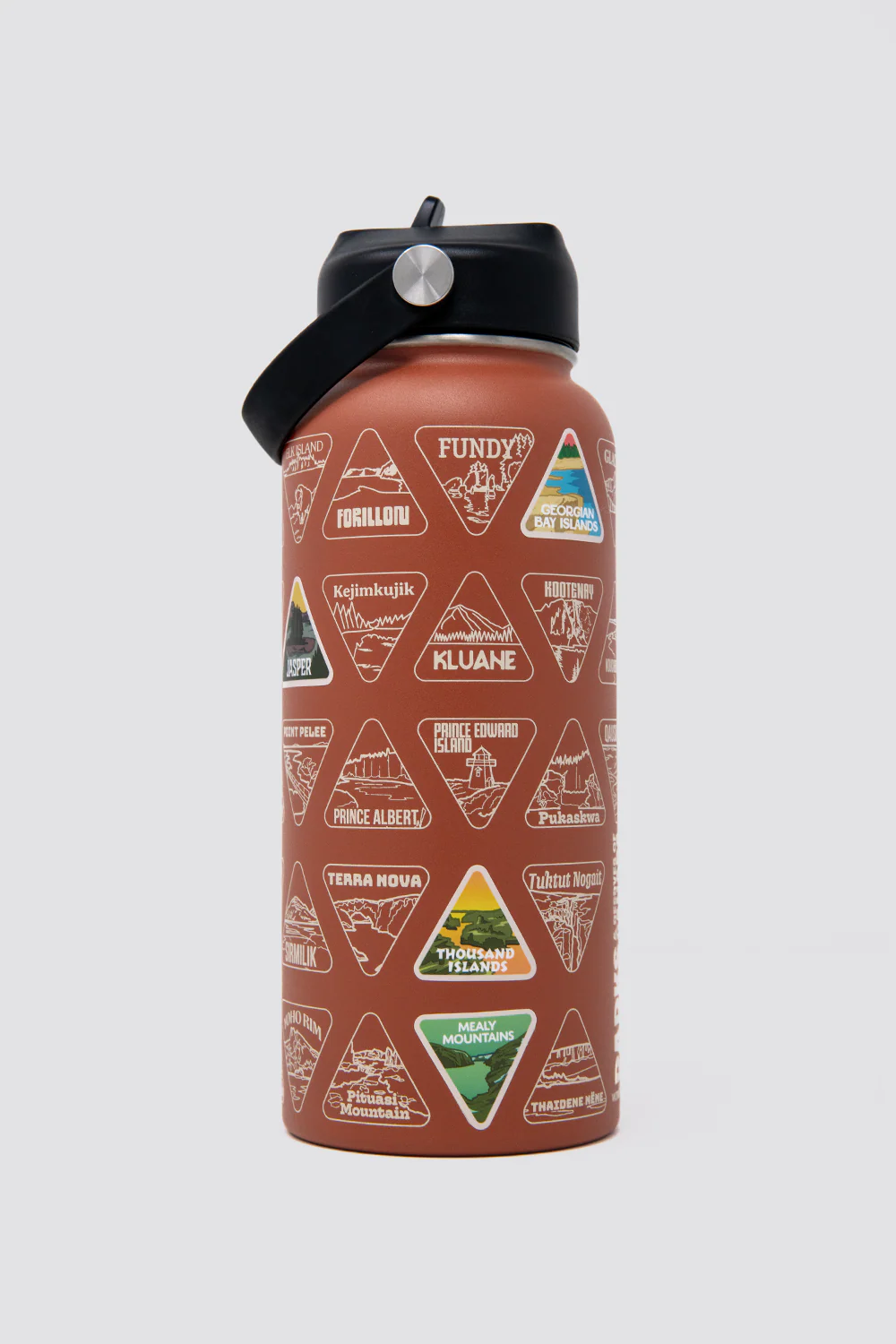 Parks and Reserves of Canada Bucket List Water Bottle (Oops) - Image 3