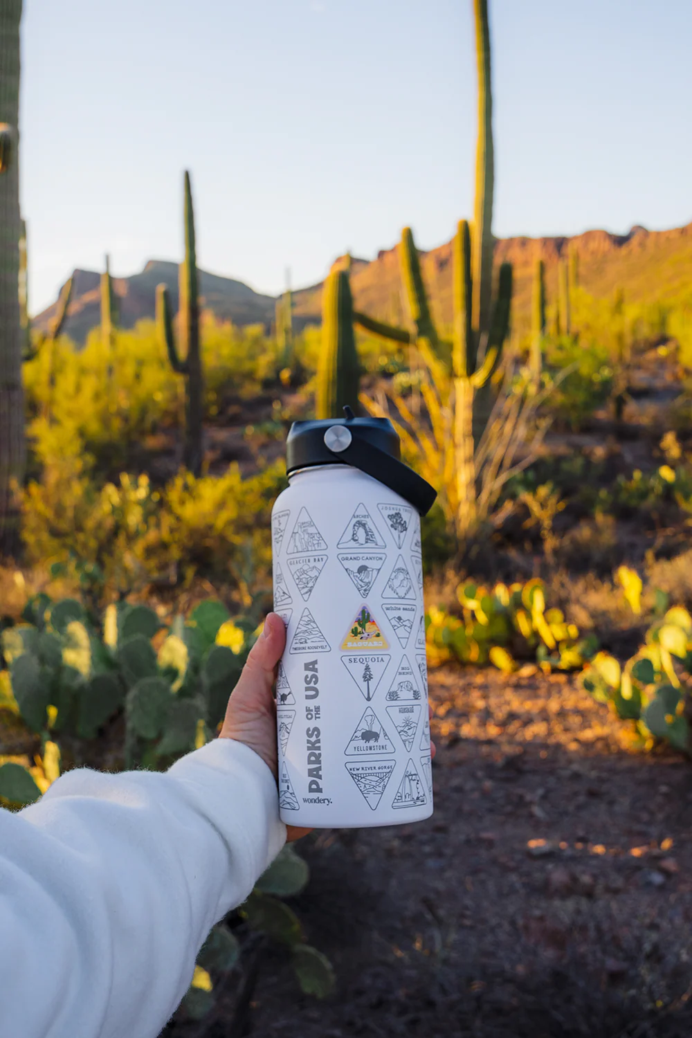 The Original Parks of the USA Bucket List Bottle | White - Image 6