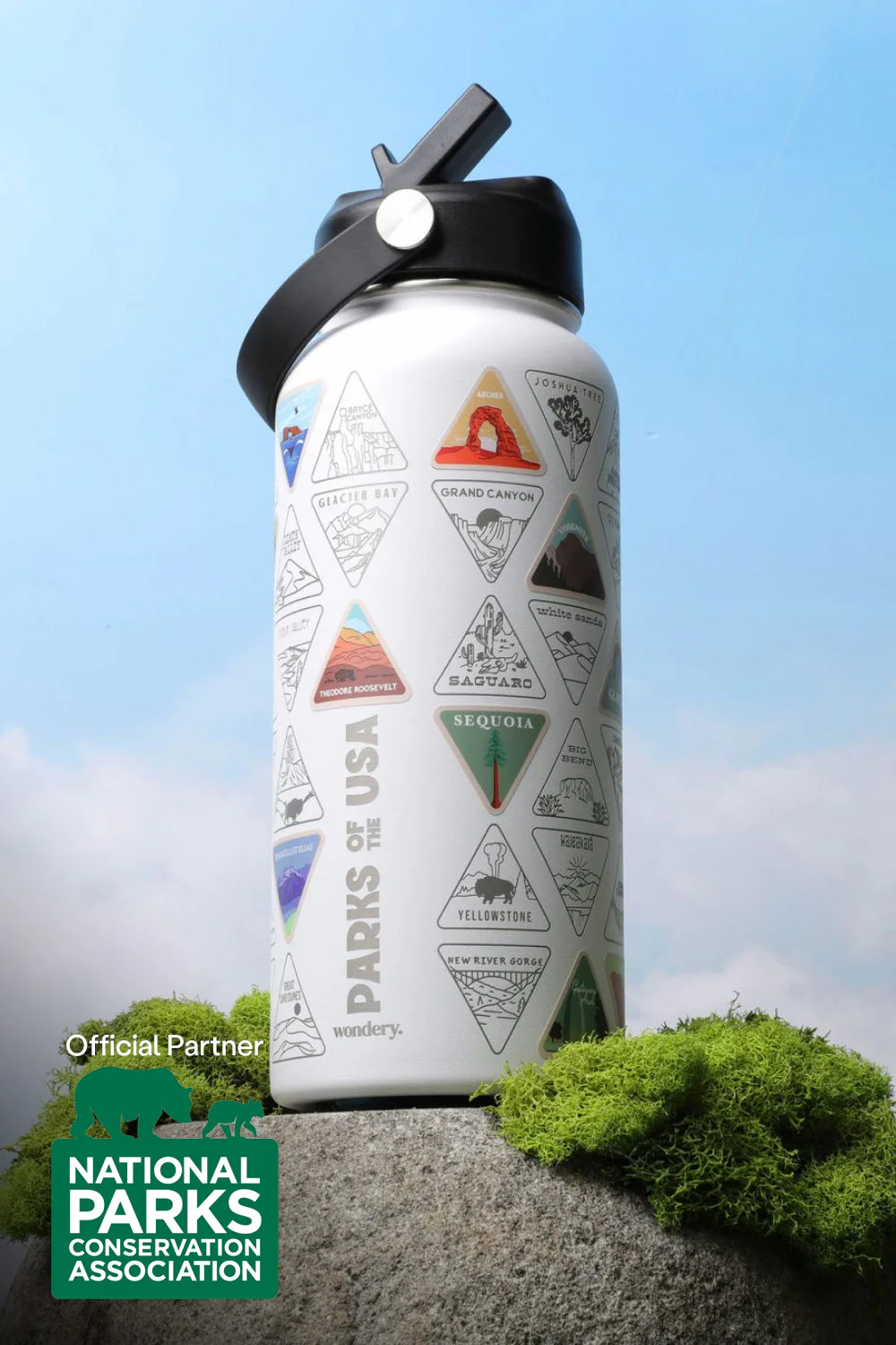 The Original Parks of the USA Bucket List Bottle | White - Image 7