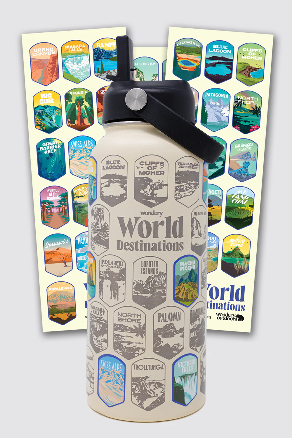 World Destinations Sticker Sheets - Image 2